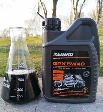 Моторное масло с графитом Xenum GPX 5W40 1л (1136001) 1136001 фото